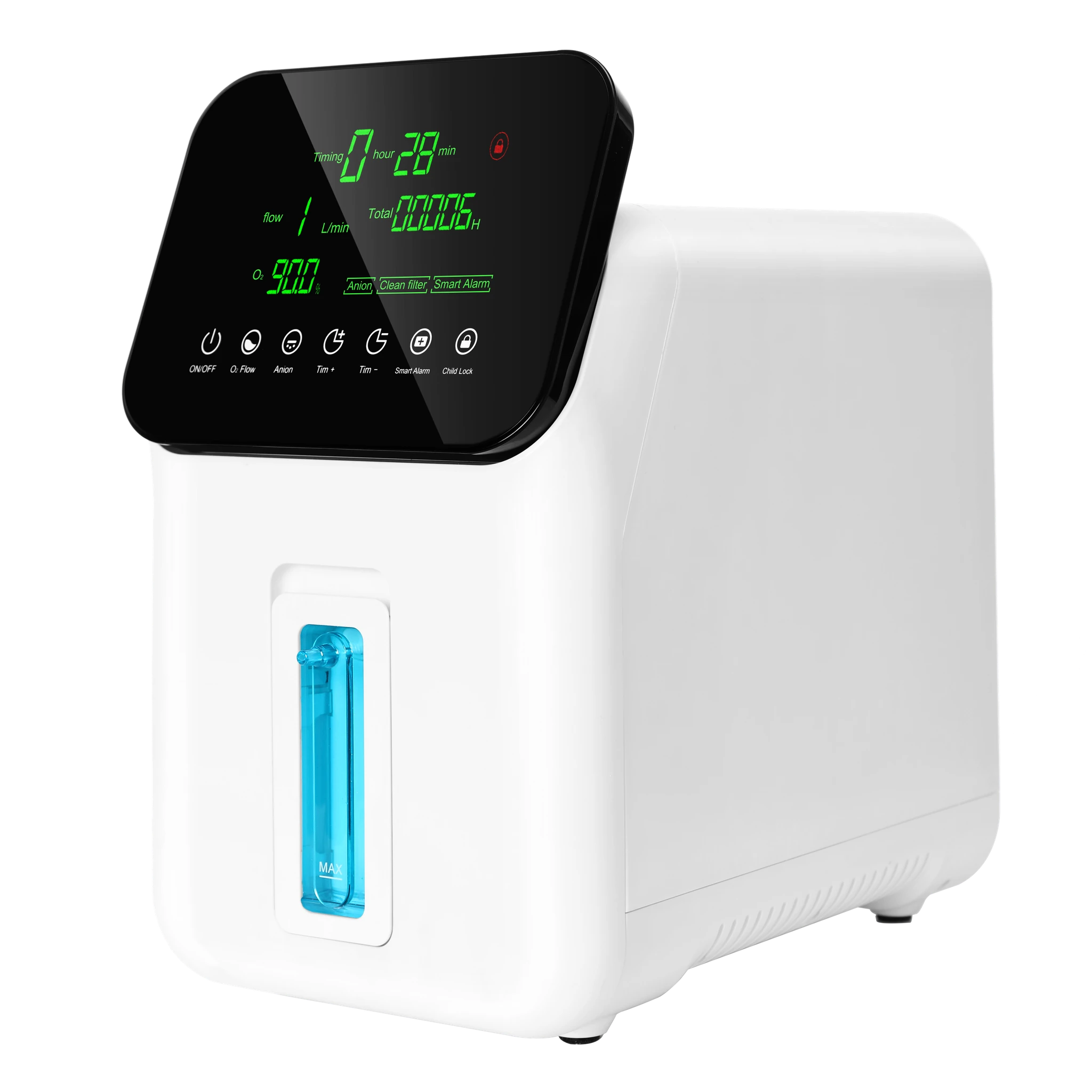 Concentrador de Oxígeno Doméstico SYK608A de 1 L con Nebulizador