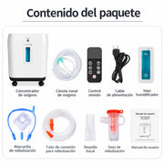 Concentrador de Oxígeno Doméstico YK1002 de 2–10 L con Nebulizador