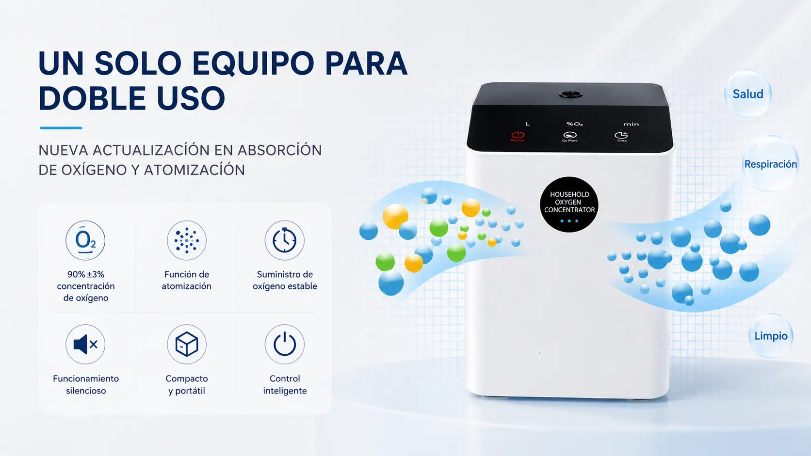 Oxígeno portátil para cada momento