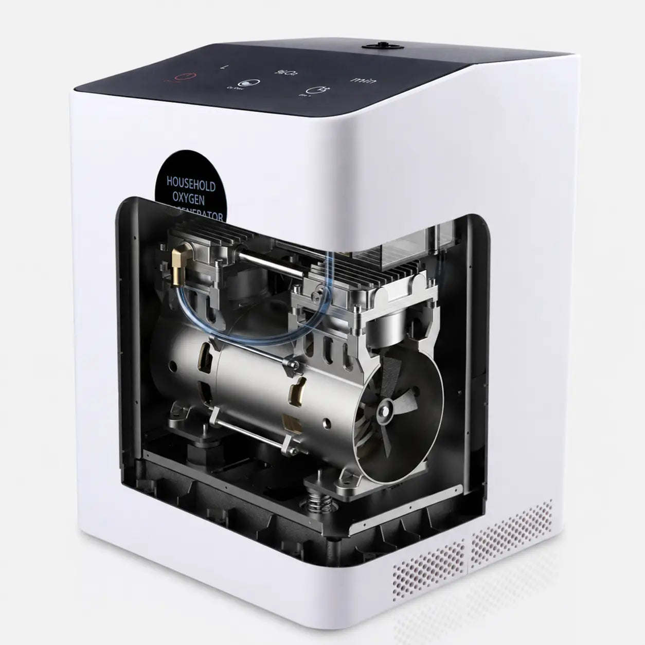 Concentrador de Oxígeno Doméstico YK001-C de 1–7 L con Nebulizador