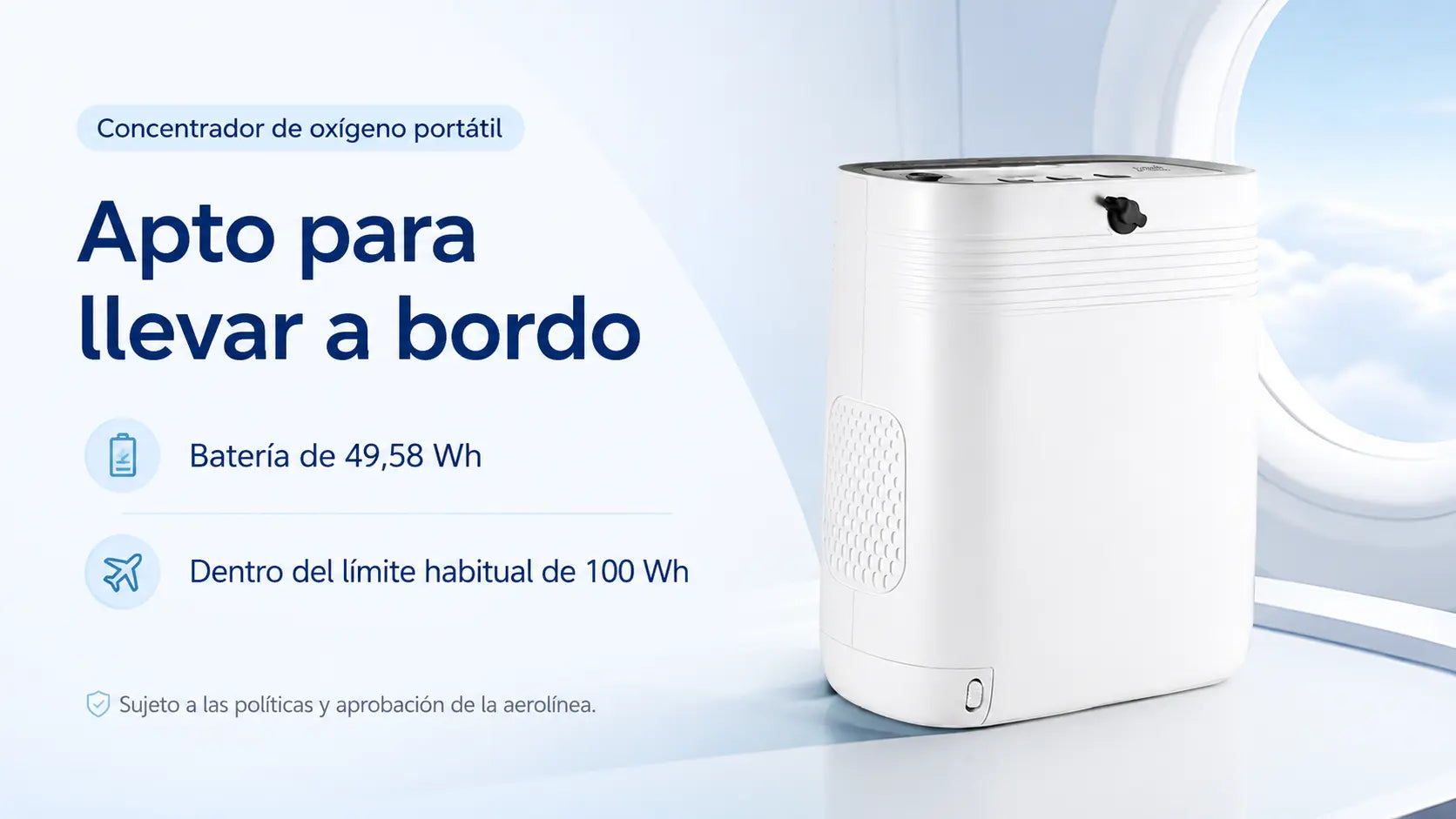 Oxígeno portátil para cada momento