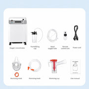 Concentrador de Oxígeno Médico YK1005B de Flujo Continuo 1–5 L con Nebulizador